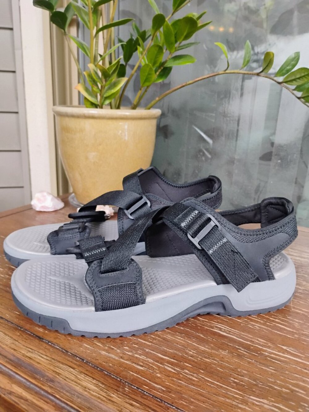 Ozark Trail Black Men's Sport Sandals Size 12